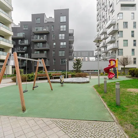 Cozy Family With Balcony Near Zlote Tarasy 公寓 华沙